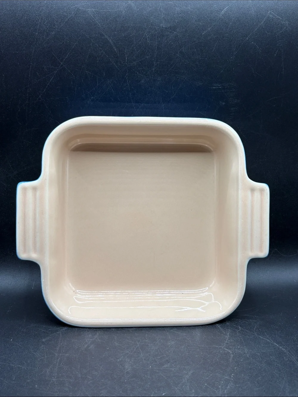 Le Creuset Blue Stoneware Square Baking Dish Kitchenware Kitchen Accessory
